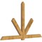 Ekena Millwork Kennewick Rough Sawn Timber Gable Bracket, Western Red Cedar, 108"W x 68"H x 4"D x 6"F, 15/12 Pitch GBW108X68X0406KEN00RWR - alternate 3